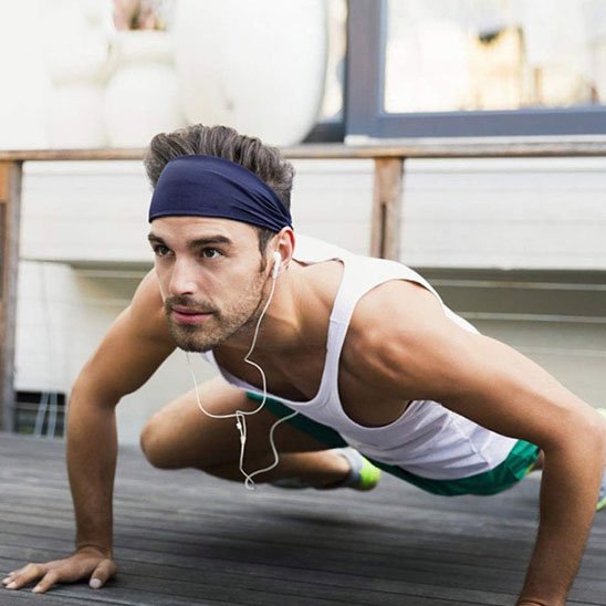 Bandeau cheveux homme sport pour le running et la musculation