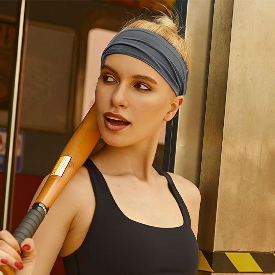Bandeau cheveux sport anti-transpiration et anti-migraine