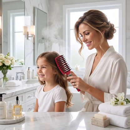 Brosse-à-cheveux-brushing-facile-sans-douleur-fille-maman.