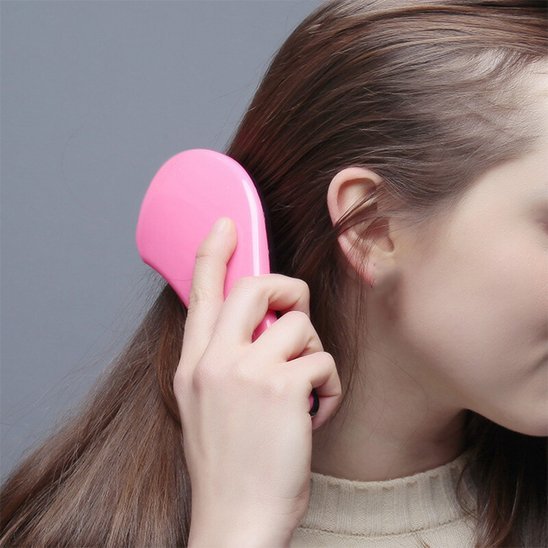 Brosse à cheveux Démêlage en douceur des cheveux fins avec le peigne de massage et de croissance capillaire
