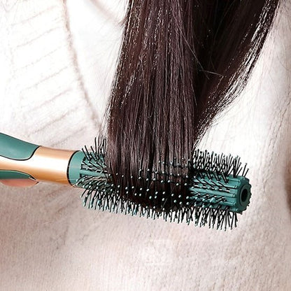 Brosse à cheveux Kit de coiffage et brosses de coiffeur professionnelles couleur vert émeraude