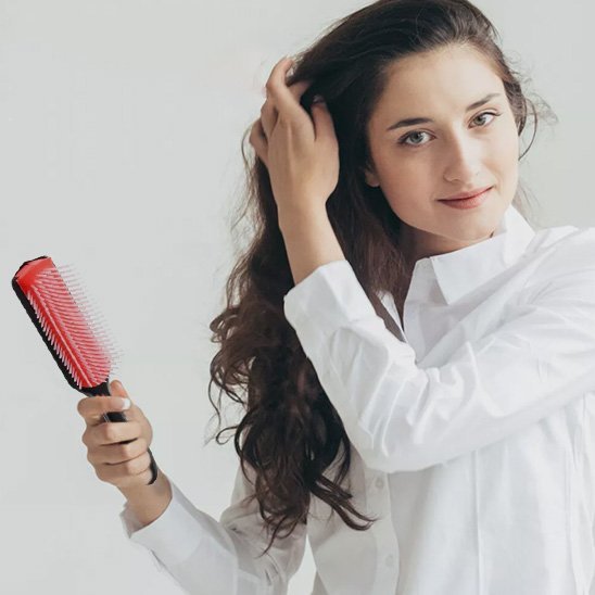 Brosse à cheveux frises